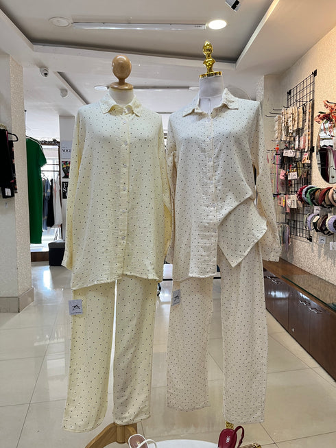 Summer Polka Dot Print Comfy Nigh Suits